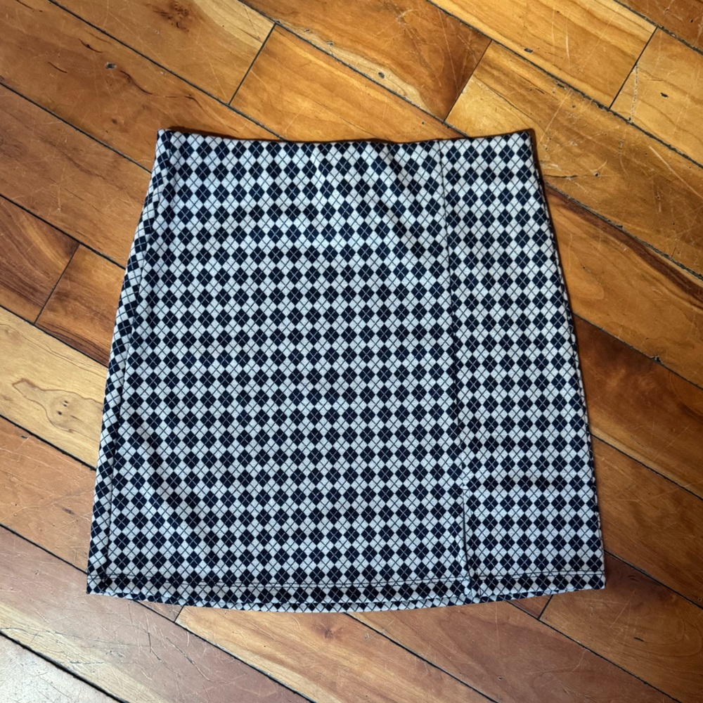 Plaid Mini Skirt